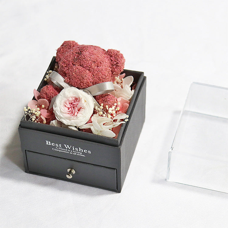 Rose Bear Box